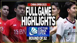 Liang/Wang (CHN) vs Carnando/Marthin (INA) Badminton China Open 2023 | R32