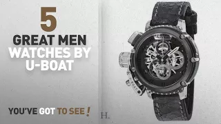 Top 10 U-Boat Men Watches [ Winter 2018 ]: U-Boat Automatic Swiss movement Chimera Skeleton SS 46 mm