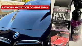 Rayhong 3 in 1 High Protection Quick Coating Spray on BMW Hybrid