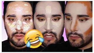 Doing My Makeup Using Techniques I Hate!