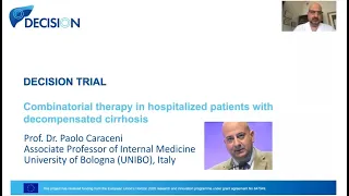 DECISION: The clinical trial of the project (by Paolo Caraceni from UNIBO, Italy)