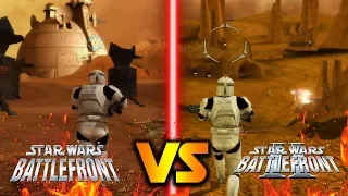 Battlefront 1 (2004) vs Battlefront 2 (2005) - Highest Graphics Comparison