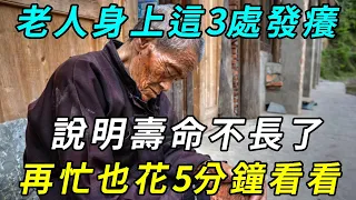 老人身上這3處「發癢」，說明壽命不長了！如果你一個都不占，活到100歲沒問題！ |禪與佛心 #運勢 #風水 #佛教