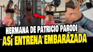 HERMANA DE PATRICIO PARODI SORPRENDE ENTRENANDO EMBARAZADA Y MUESTRA PANCITA