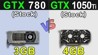 GTX 780 VS. GTX 1050 Ti | New Games Benchmarks