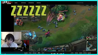 Doublelift & Sneaky React to Another 100T FBI Z Spam 100T VS CLG