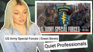 New Zealand Girl Reacts to THE US ARMY GREEN BERETS - THE QUIET PROFESSIONALS