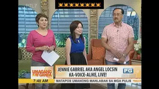 Jennie Gabriel imitates Angel Locsin's voice