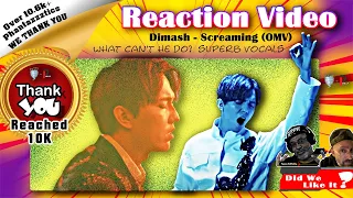 🎶2 Americans React To: Dimash | Screaming (OMV)🎶 #reaction #dimashkudaibergen #dimash #димаш #dears