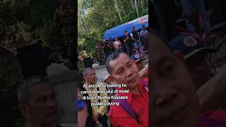 acara bhiksu Thudong menuju ke candi Borobudur di mulai