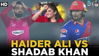 Haider Ali vs Shadab Khan | Karachi Kings vs Islamabad United | Match 4 | HBL PSL 8 | MI2A