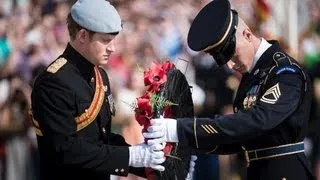 Prince Harry visits Arlington Cemetery