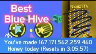 "Best" Blue Hive Composition ( 3T+ per hours ) | Bee Swarm Simulator