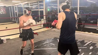 Fallstown boxing gym sparring