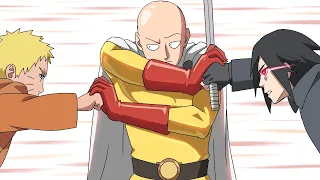 Saitama vs Naruto and Sasuke (2) Fan Animation OnePunchMan