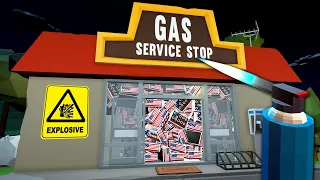 I Filled A Gas Station With Fireworks - Fireworks Mania