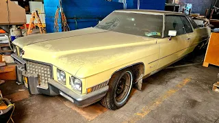 1971 Cadillac Coupe Deville Sitting For Years Will It Run and Drive? - NNKH