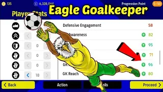 5 Hand Goalkeeper Like 99 GK Awareness! 99 GK Catching! 95 Deflect! - in efootball pes 2023 Mobile