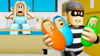 Triplets Kidnapped At Birth! A Sad Roblox Movie