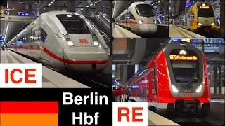 ICE, IC, RE depart from Berlin Hbf