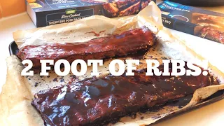 ALDI SMOKEY BBQ RIBS Vs ASDA SMOKEY BBQ RIBS | FOOD REVIEW | COMPARISON