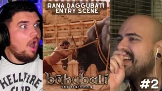 FIRST TIME WATCHING - BAAHUBALI: The Beginning - Rana Daggubati ENTRY SCENE - Prabhas, Rana D