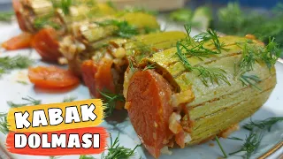 KABAK DOLMASI TARİFİ 🔊 NASIL YAPILIR ✔️STUFFED ZUCCHINI 😄 EVDE KOLAY ENFES 💯 MÜKEMMEL BİR LEZZET