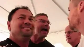 Brzenk and Nelson almost get into fight (Nelson hears Brzenk insult his sister)