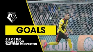 MASINA, PEREYRA, MINA & WALCOTT GOALS | WATFORD 2-3 EVERTON