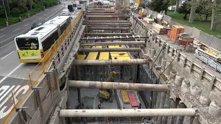 Beginn Deckenplatte Stadtbahntunnel | 3.5.2021 | #S21 #stuttgart21
