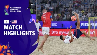 RFU v USA | FIFA Beach Soccer World Cup 2021 | Match Highlights