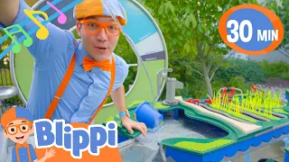 Will it Sink Or Float? | Blippi Music for Children | Nursery Rhymes for Babies