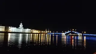 Saint Petersburg Palace bridge opening