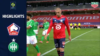 LOSC LILLE - AS SAINT-ÉTIENNE (0 - 0) - Highlights - (LOSC - ASSE) / 2020-2021