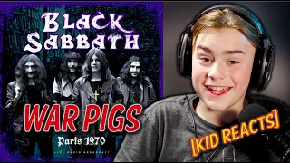 WAR PIGS Live in Paris! Gen Alpha Kid Reacts to BLACK SABBATH! The Godfathers of METAL