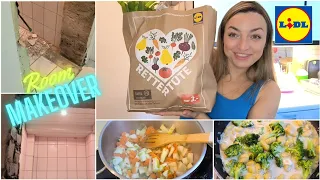 XL FamilyVlog • Lidl Haul - Retter Tüte 🍋 • lecker vegetarisch kochen 😋 • Umbau - weg mit dem WC! 🚽