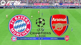 Bayern Munchen vs Arsenal - UEFA Champions League Quarter-Final 2024 - PS5™ Gameplay