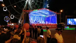 Новокузнецк. День города 2019. Группа Вирус. Праздничный салют.