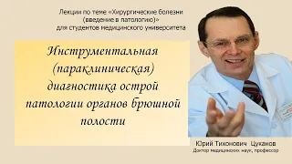 Инструментальная диагностика заболеваний в брюшной полости.  Лекция для студентов медуниверситета.