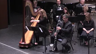 The Swan (Le Cygne) - Harp and Bass Clarinet Duet
