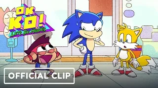 OK KO! Let's Be Heroes: "Let's Meet Sonic" Official Clip - Comic Con 2019