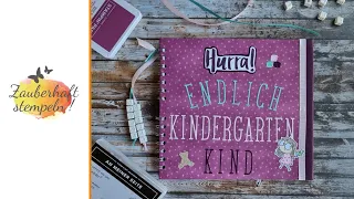 Kindergarten Start | Album | AN MEINER SEITE | Stampin' Up! | diy | Mein 1. Kindergartenjahr | Cinch