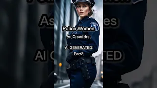 Ai Draws Women Police Officer As Countries!🚨Part2