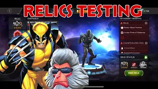 Relic Testing and Binding my other Relics! - Any good!? - marvel contest of champions