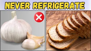 never refrigerate these 4 foods at any cost. #foods #refrigerator