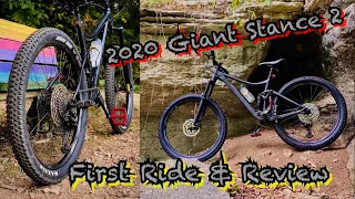 2020 Giant Stance 2 My First Full Suspension MTB Ride & Review