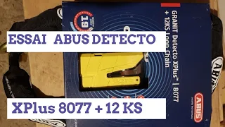 Abus Granit Detecto X-plus 8077 et 12 KS, bloque-disque alarme