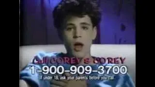 80's Infomercial for the Two Coreys' 900 Number