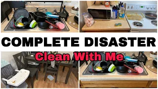 WOW COMPLETE DISASTER CLEANING MOTIVATION! EXTREME CLEAN WITH ME 2024! MESSY HOUSE CLEANING!