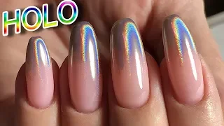 Holographic Ombre Nail / Holo powder!